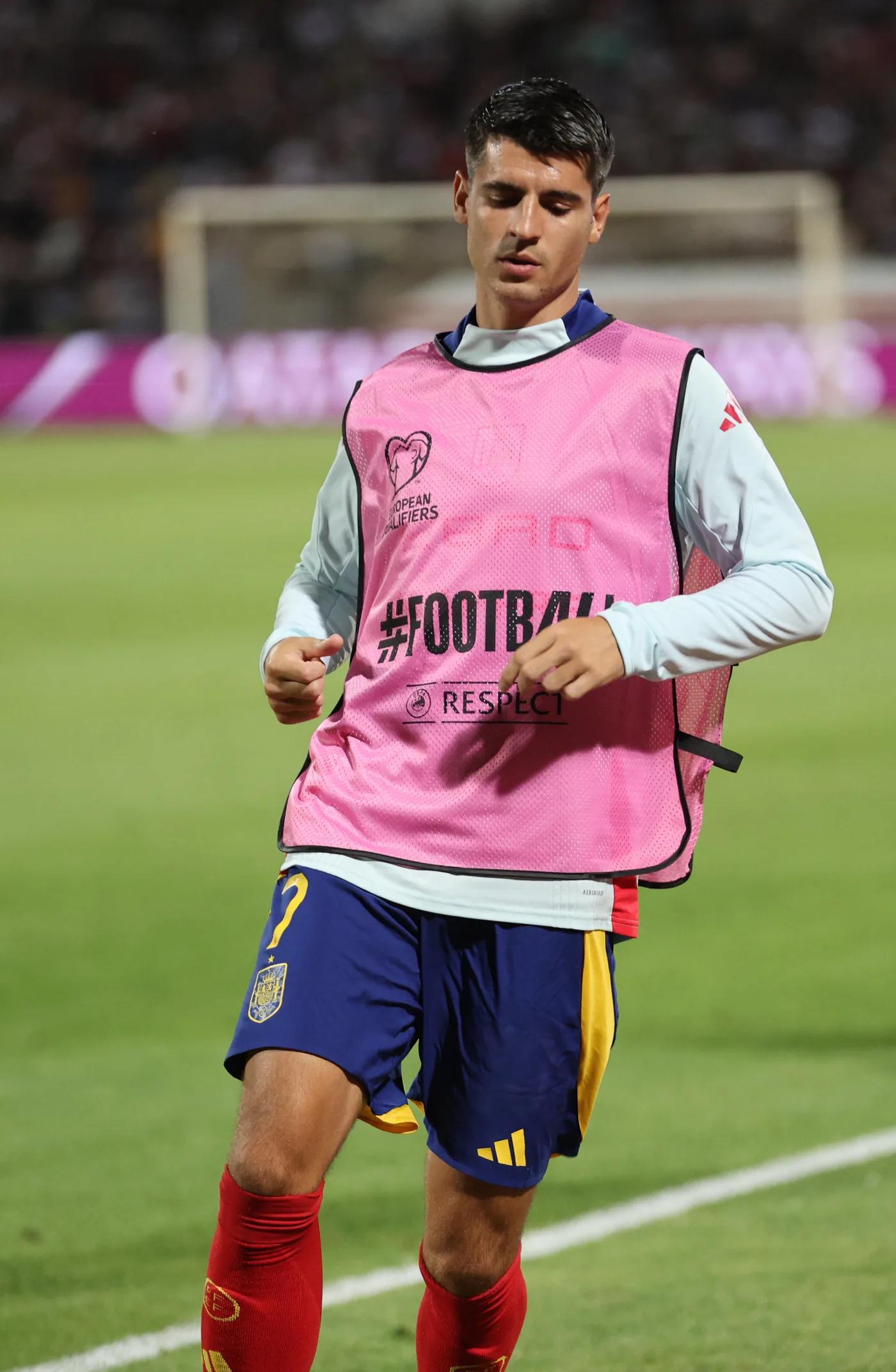 Álvaro Morata, Spain striker, in 2025