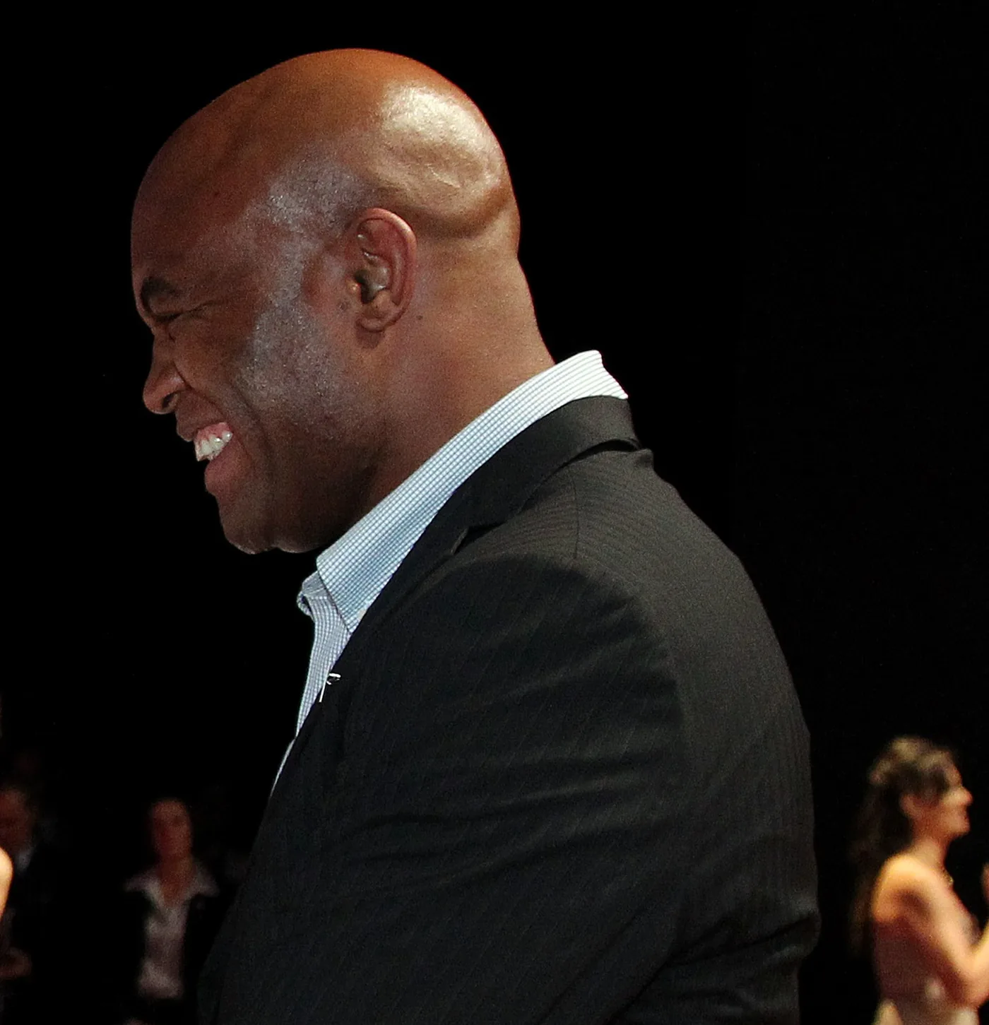 Anderson Silva, former UFC middleweight champion, at an awards ceremony in São Paulo