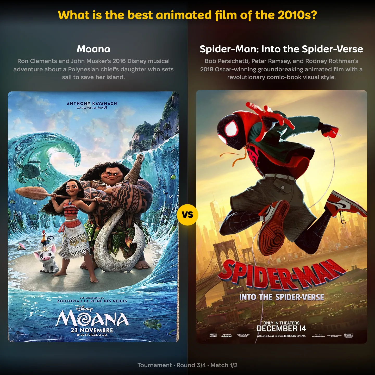 The best animated films of the 2010s ranked, including Moana