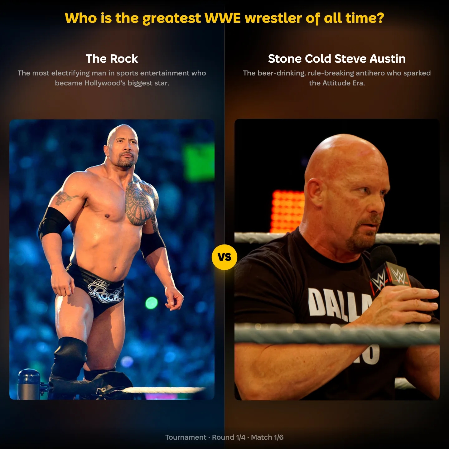 The greatest WWE wrestlers of all time ranked, including The Rock