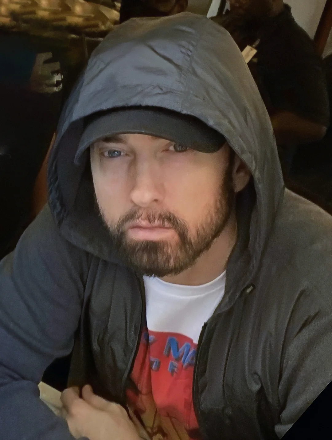 Eminem, photographed in Detroit in 2021