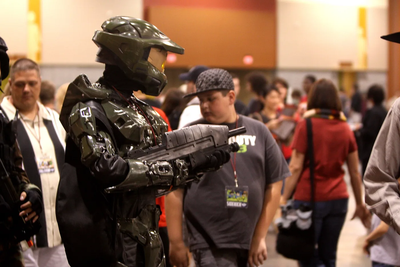 Master Chief in full Spartan armour, the face of the Halo franchise