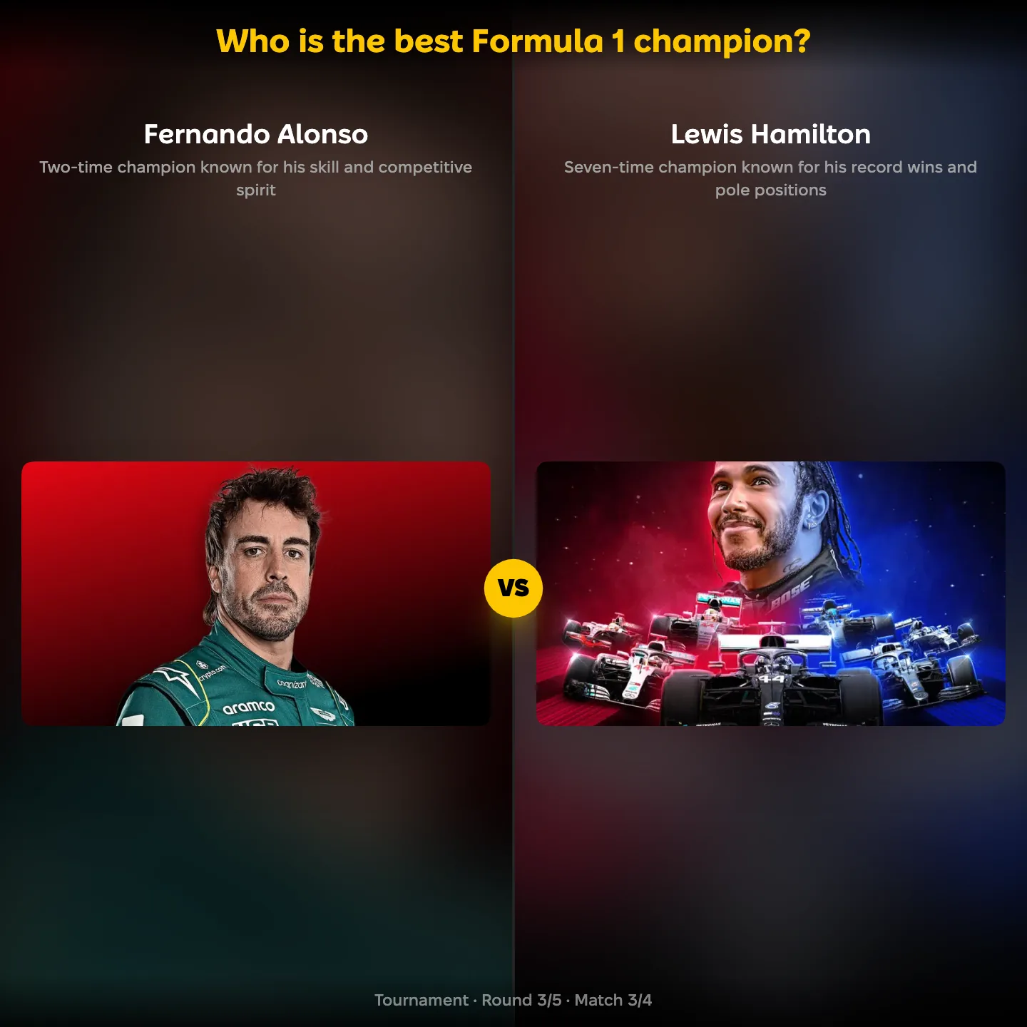 The best Formula 1 world champions ranked, including Fernando Alonso