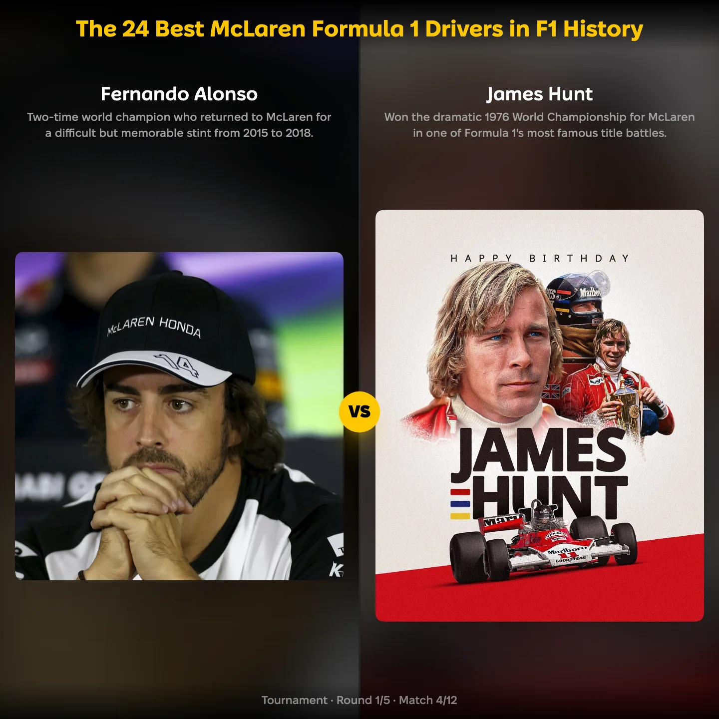The best McLaren Formula 1 drivers in history ranked, including Fernando Alonso