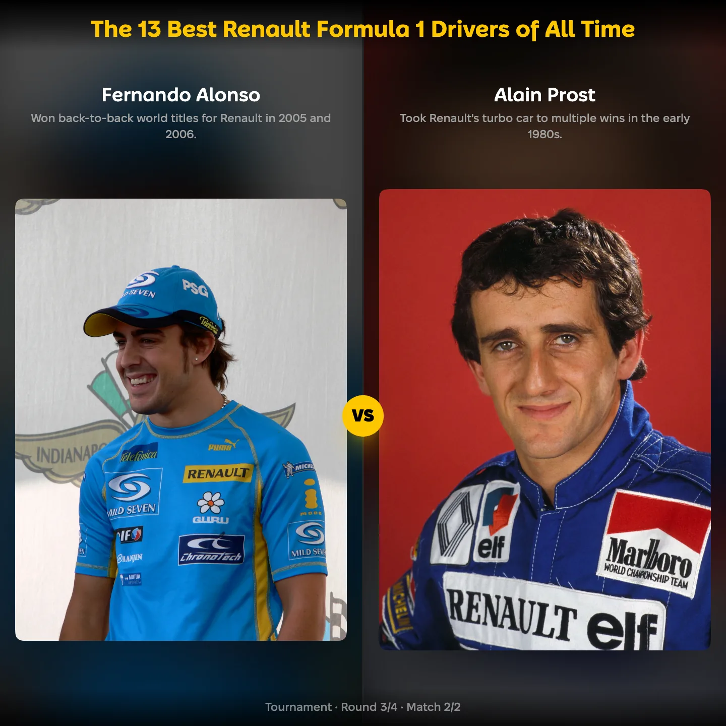 The best Renault Formula 1 drivers of all time ranked, including Fernando Alonso