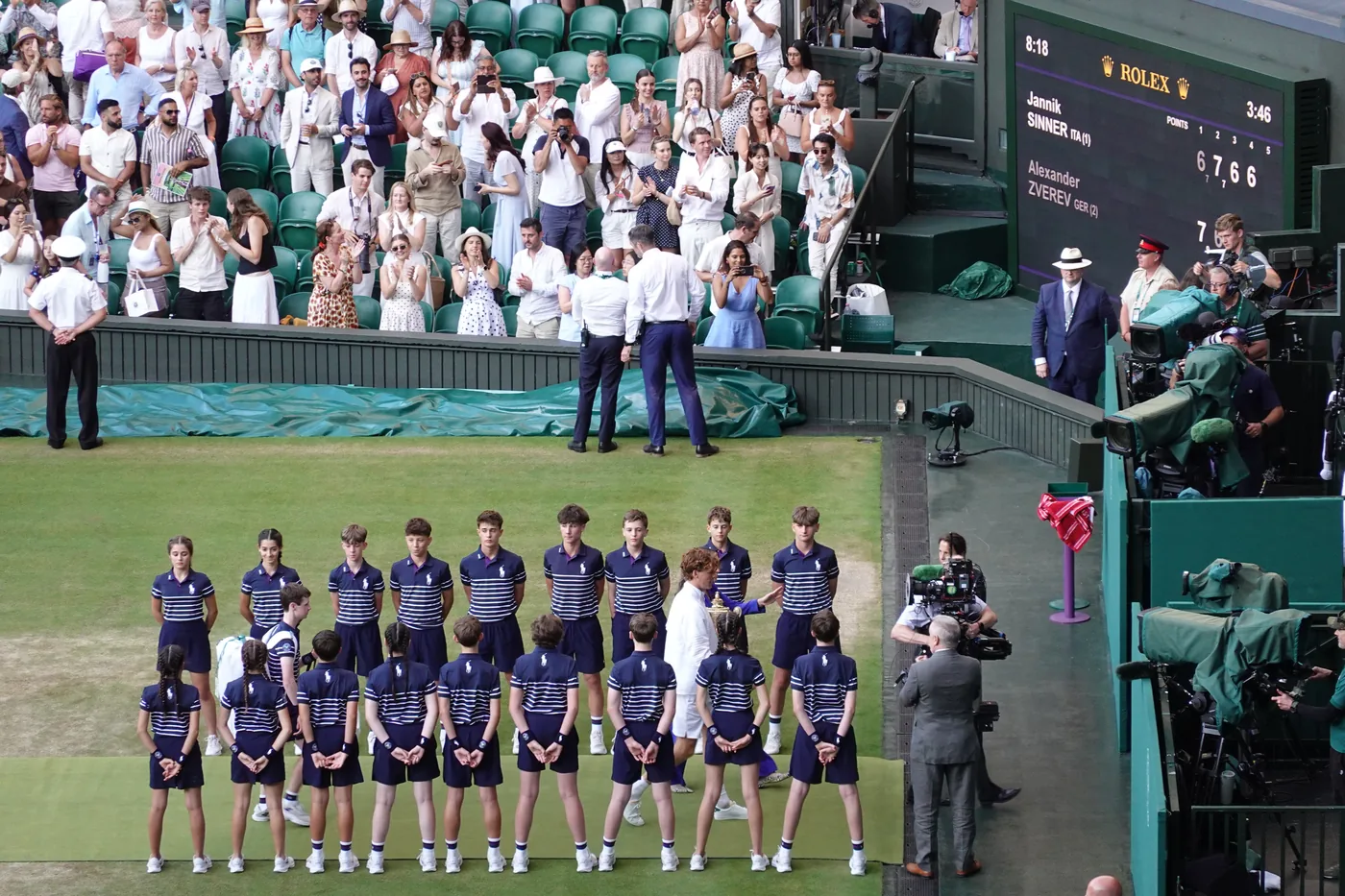Jannik Sinner at the 2026 Wimbledon final