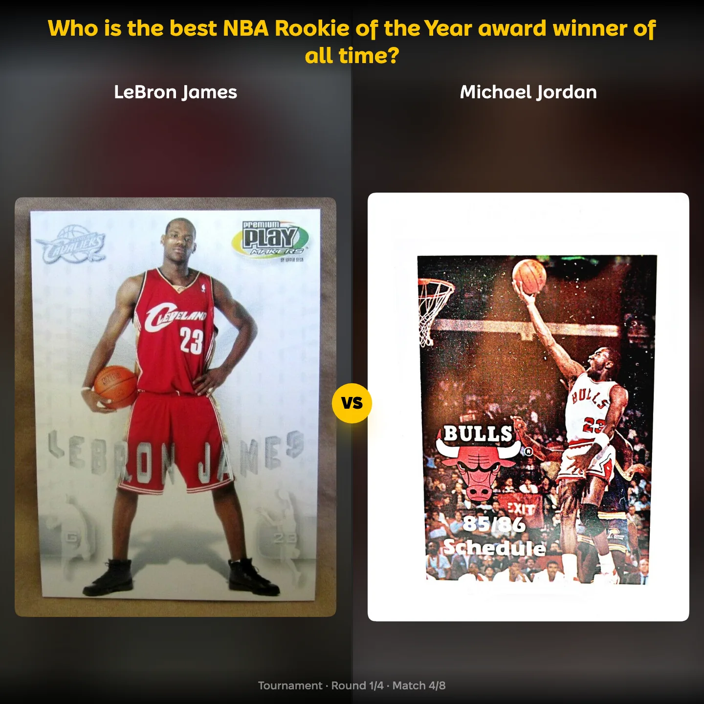 The best NBA Rookie of the Year award winner of all time ranked, with LeBron James against Michael Jordan