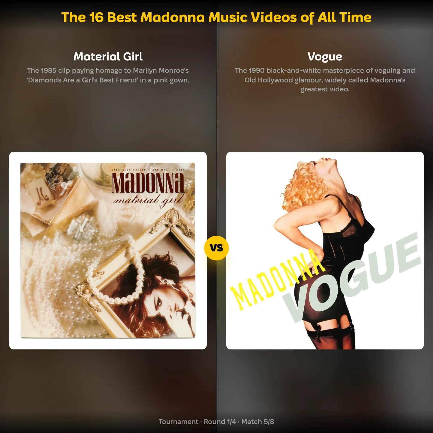 The 16 best Madonna music videos of all time ranked, with Material Girl facing Vogue