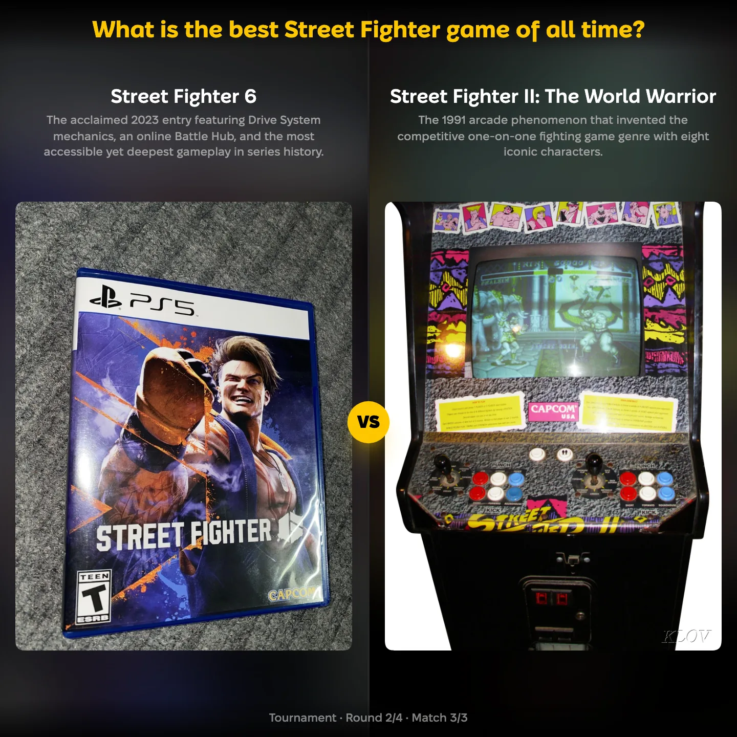 The best Street Fighter game of all time ranked, with Street Fighter 6 against Street Fighter II: The World Warrior
