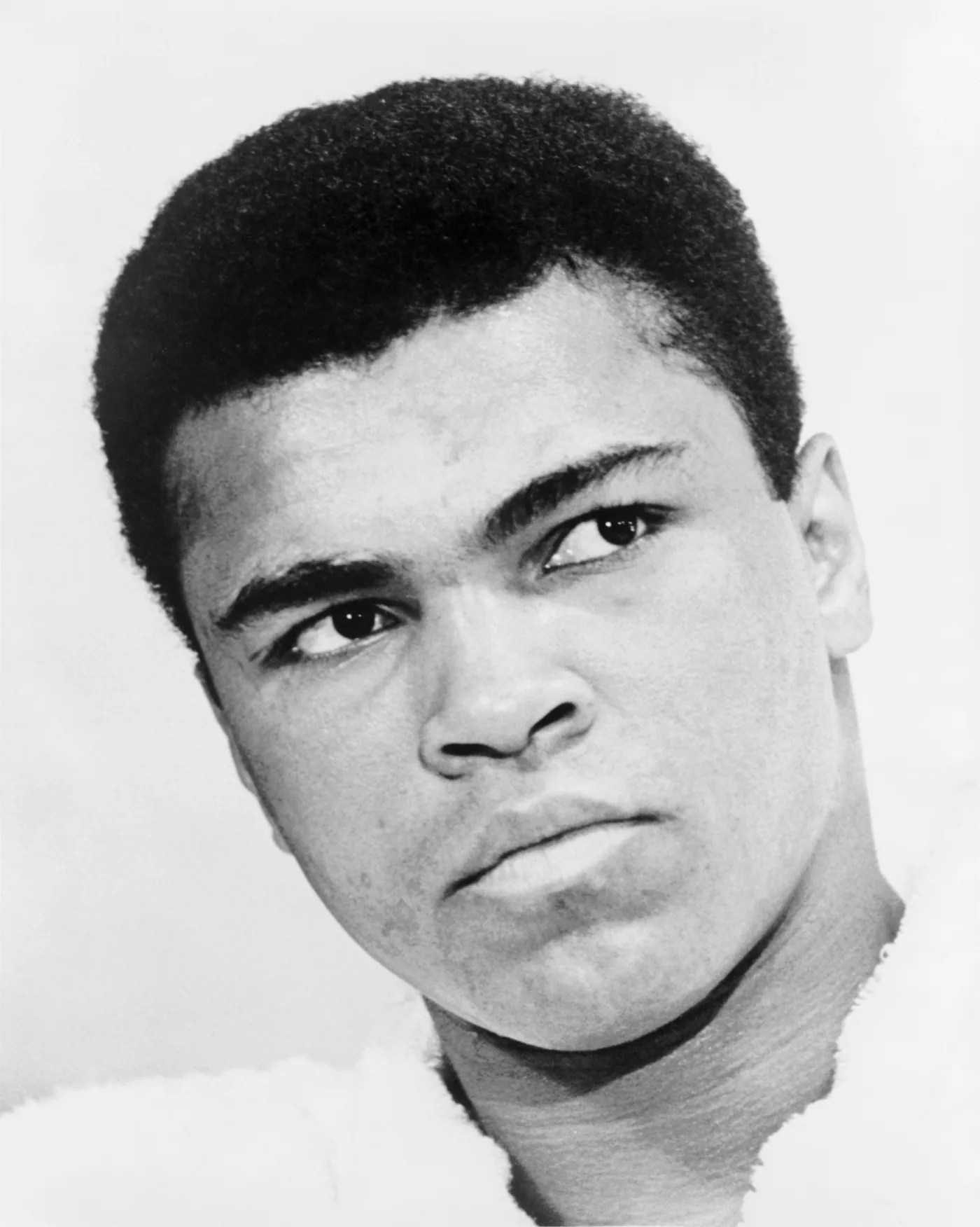 Muhammad Ali photographed in 1967, the year he refused induction into the US Army