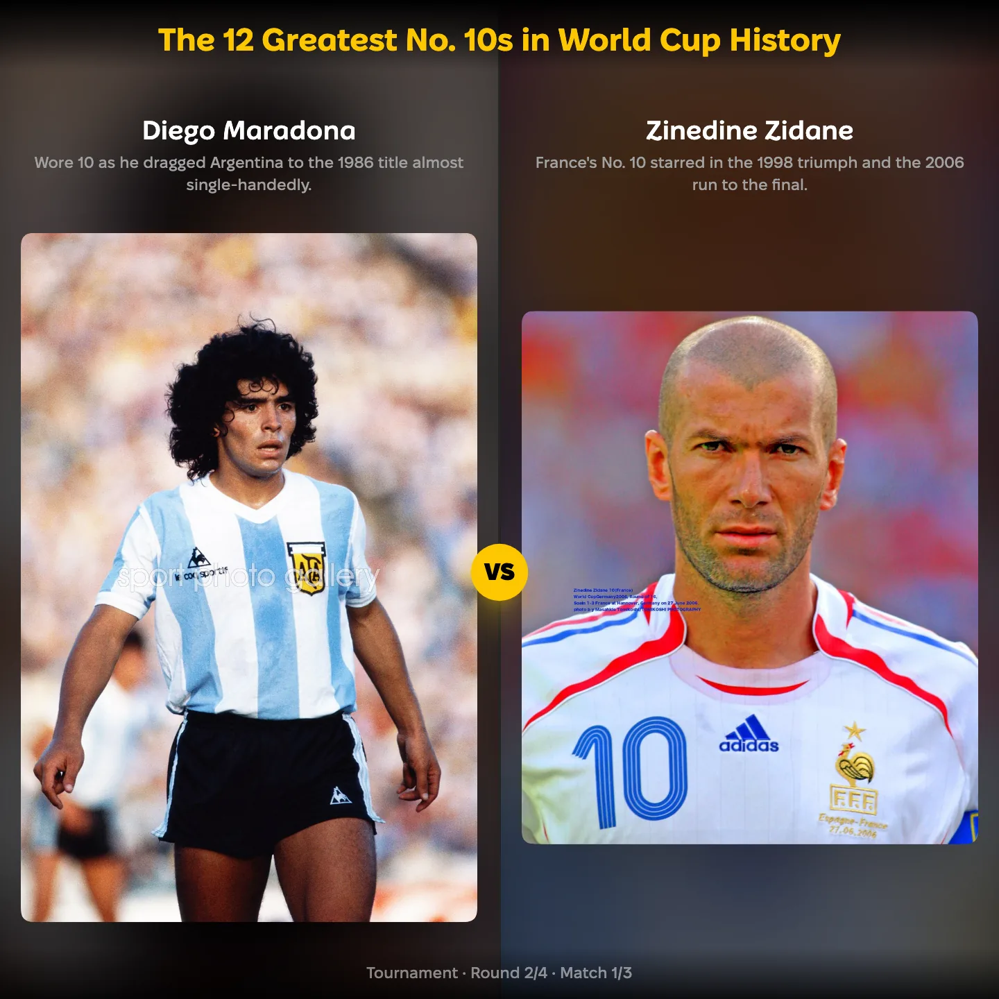 The 12 greatest No. 10s in World Cup history ranked, with Diego Maradona against Zinedine Zidane on a list that also holds Pelé