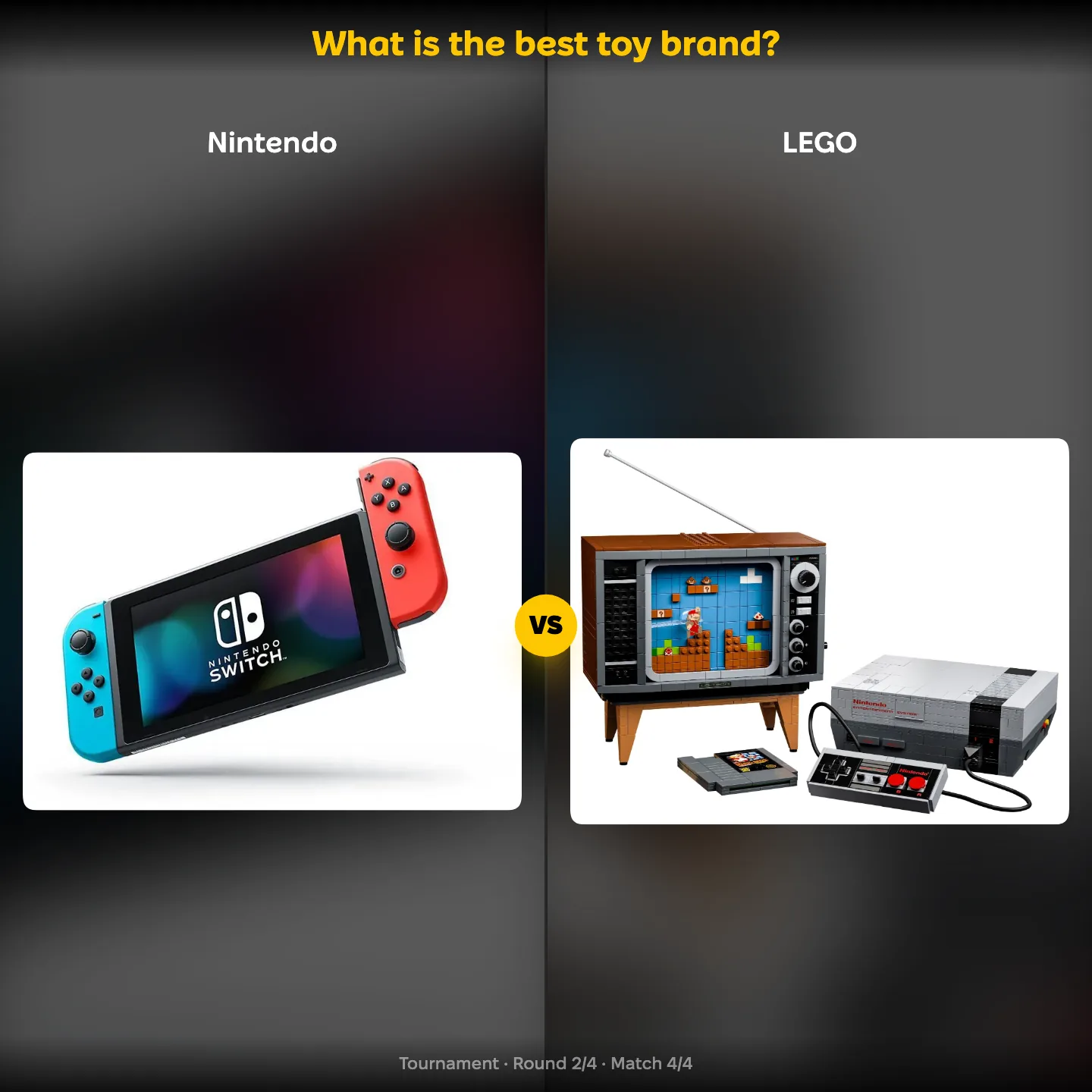 The best toy brand ranked, with Nintendo against LEGO