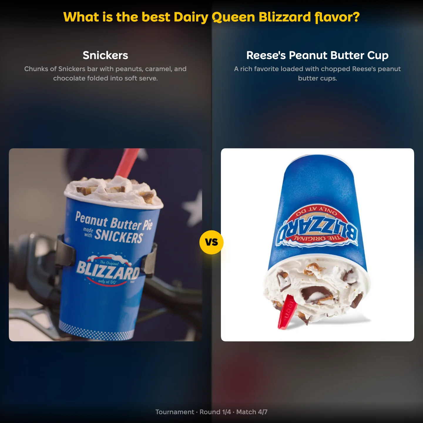 Best Dairy Queen Blizzard flavor ranking: Snickers vs Reese's Peanut Butter Cup