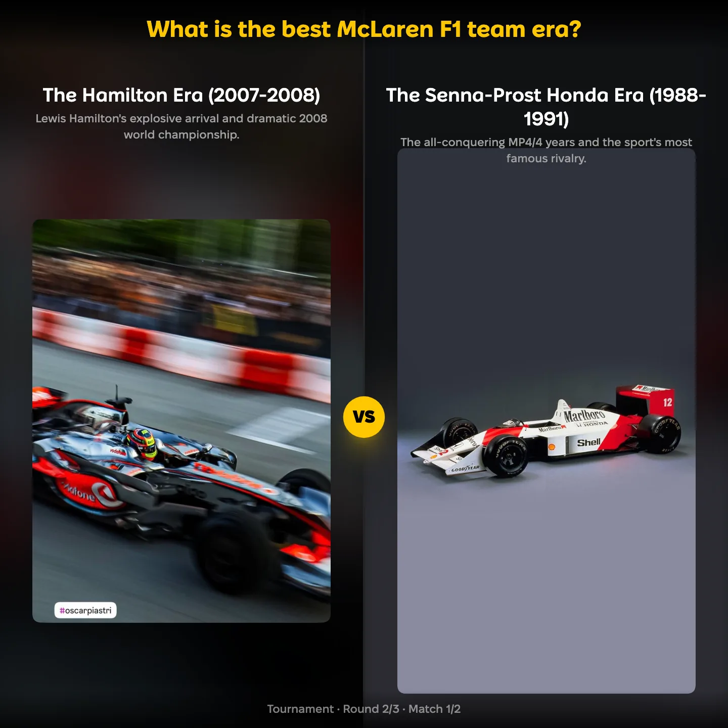 The best McLaren F1 team era ranked, with the Senna-Prost Honda era against the Hamilton era