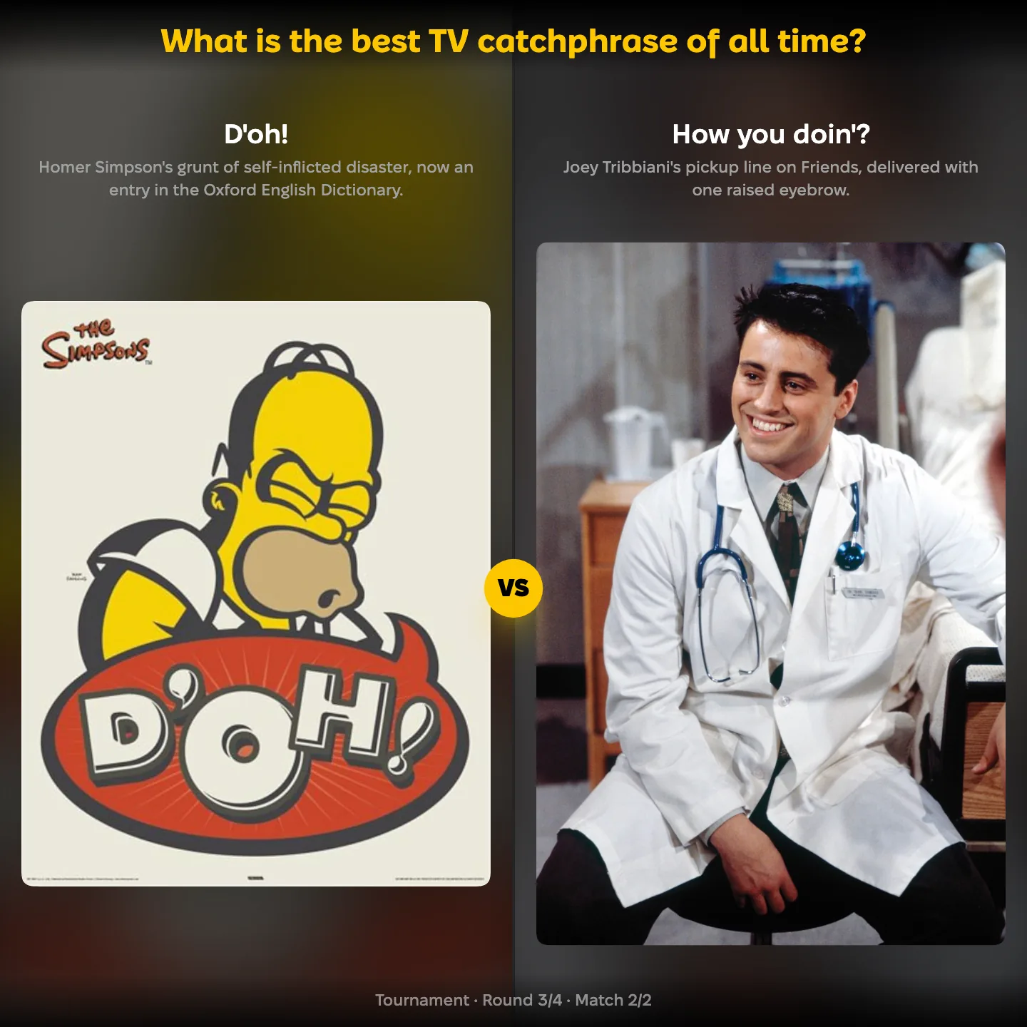 The best TV catchphrase of all time ranked, with Homer Simpson's 
