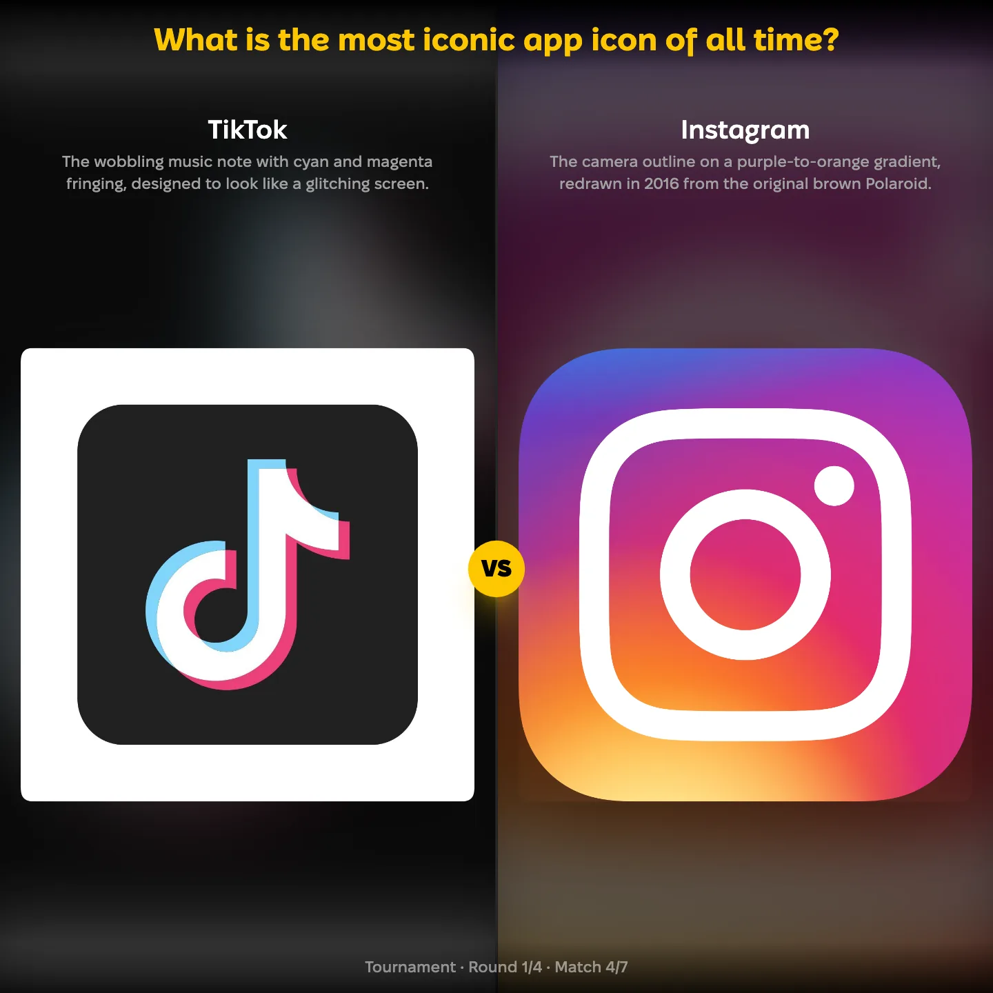 The most iconic app icon of all time ranked, with TikTok facing Instagram