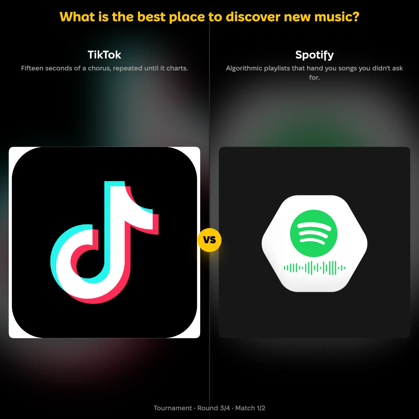 The best place to discover new music ranked, with TikTok facing Spotify