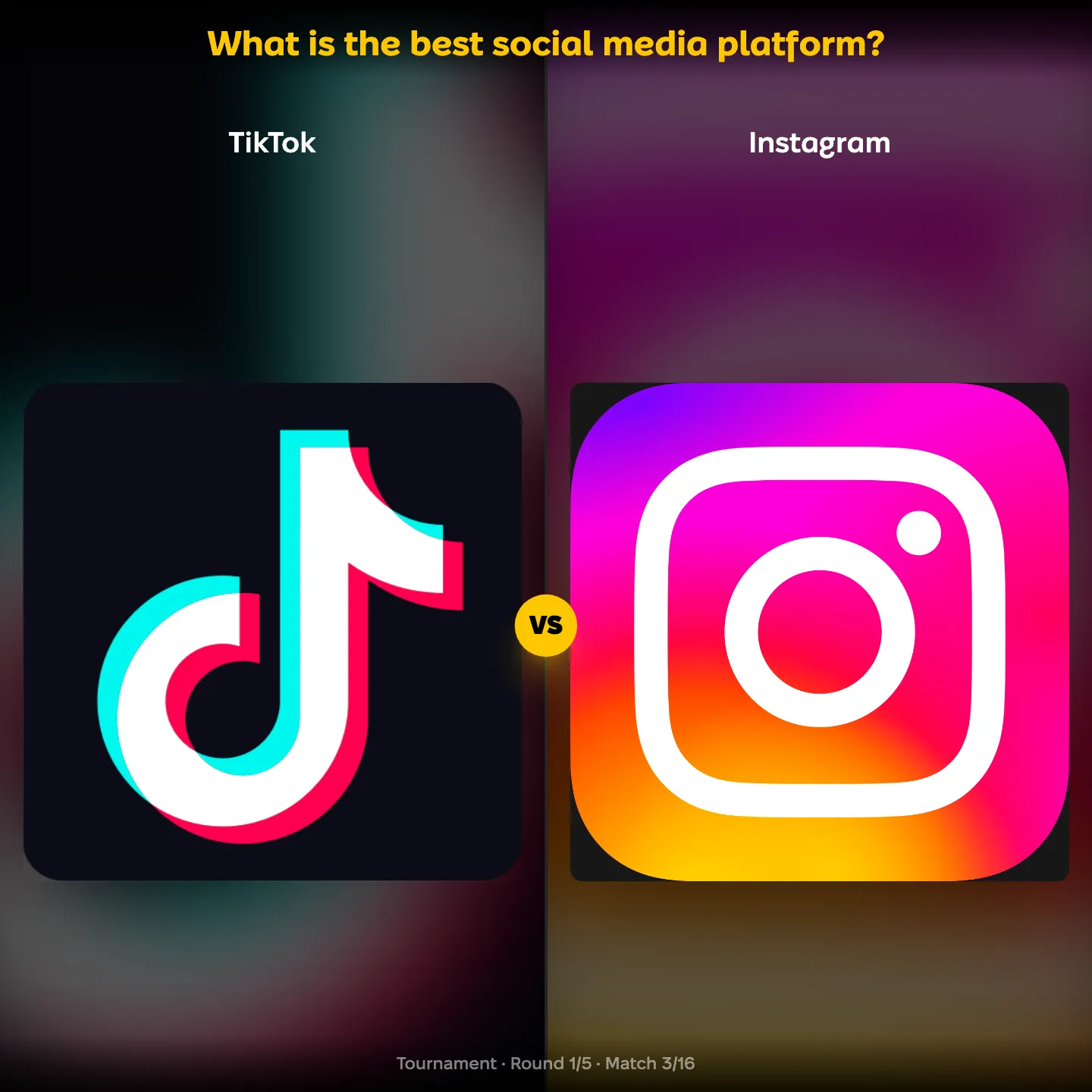 The best social media platform ranked, with TikTok facing Instagram