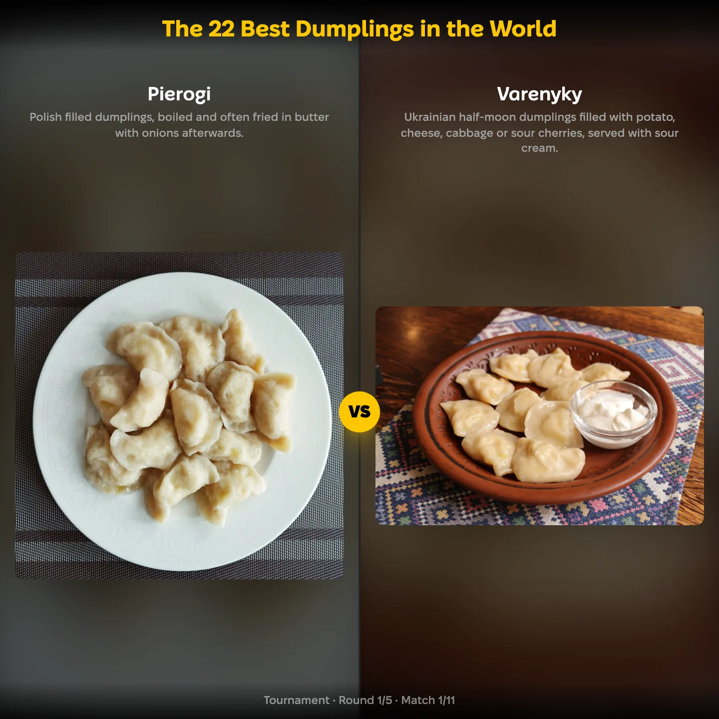 The best dumplings in the world ranked: Polish pierogi vs Ukrainian varenyky