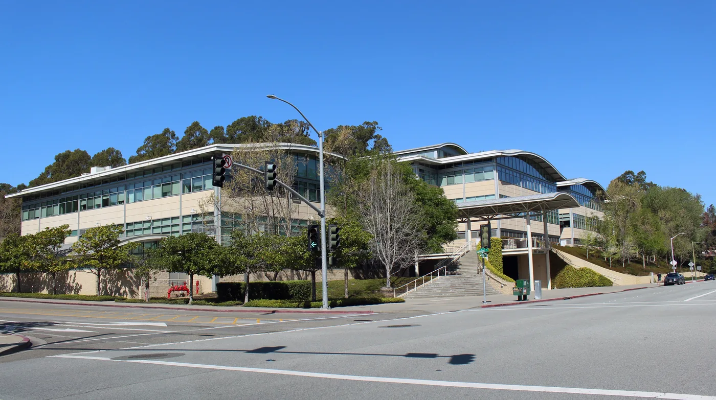 YouTube's headquarters at 901 Cherry Avenue in San Bruno, California