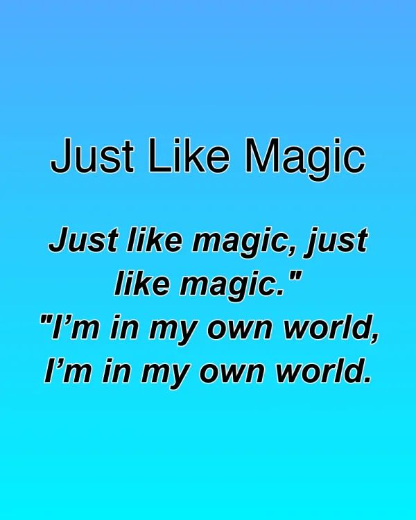 Just Like Magic - ranking option ranked #30