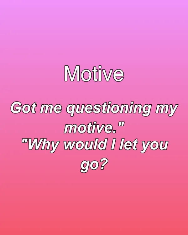 Motive - ranking option ranked #29