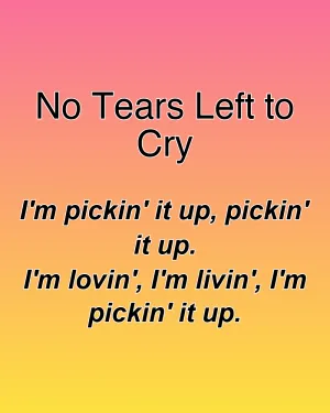 No Tears Left to Cry — ranked #6