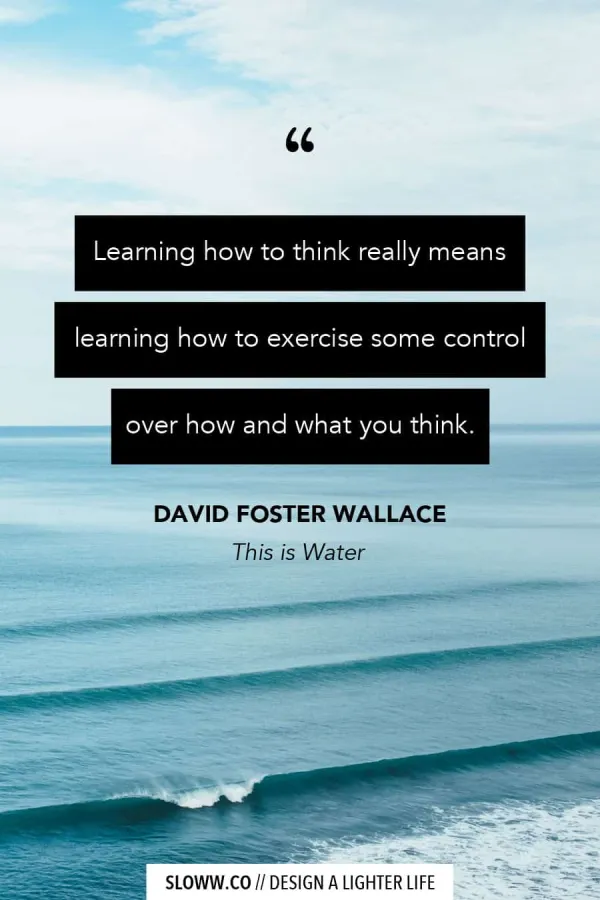 David Foster Wallace - This is Water - ranking option ranked #11