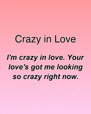Crazy in Love