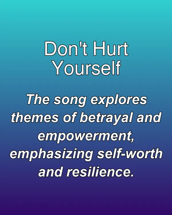 Don't Hurt Yourself - ranking option ranked #19