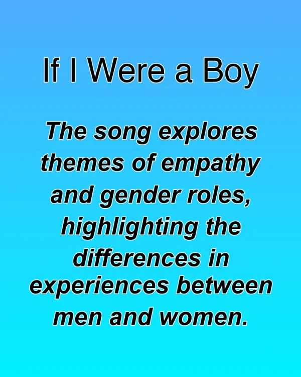If I Were a Boy - ranking option ranked #29