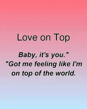 Love on Top — ranked #7