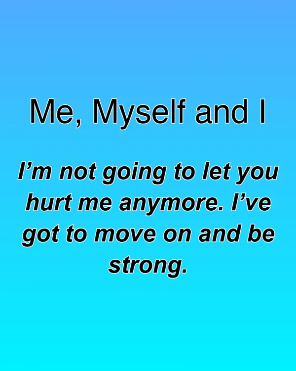 Me, Myself and I - ranking option ranked #21