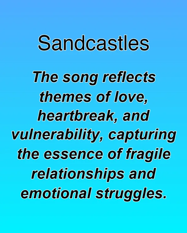 Sandcastles - ranking option ranked #20