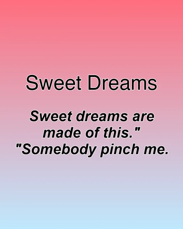 Sweet Dreams - ranking option ranked #30