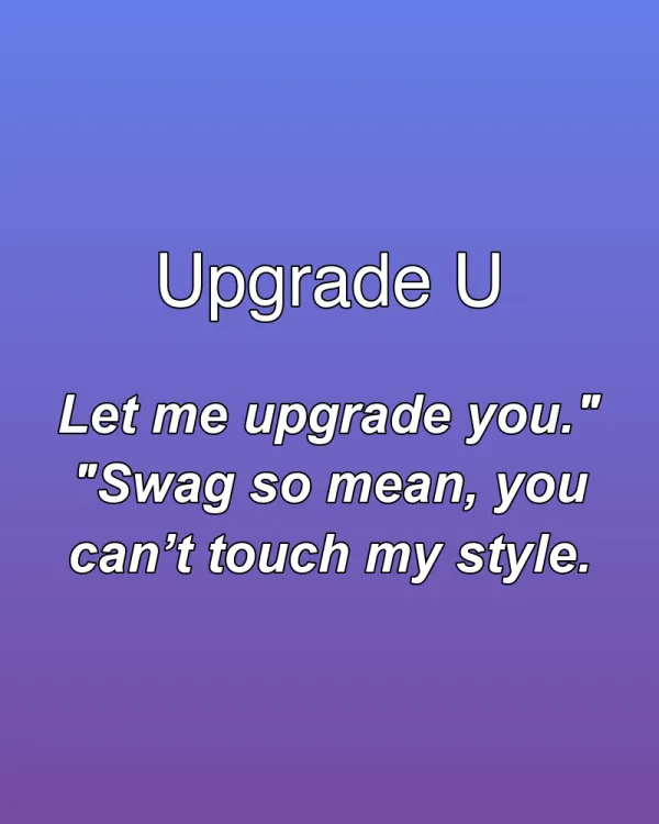 Upgrade U - ranking option ranked #26