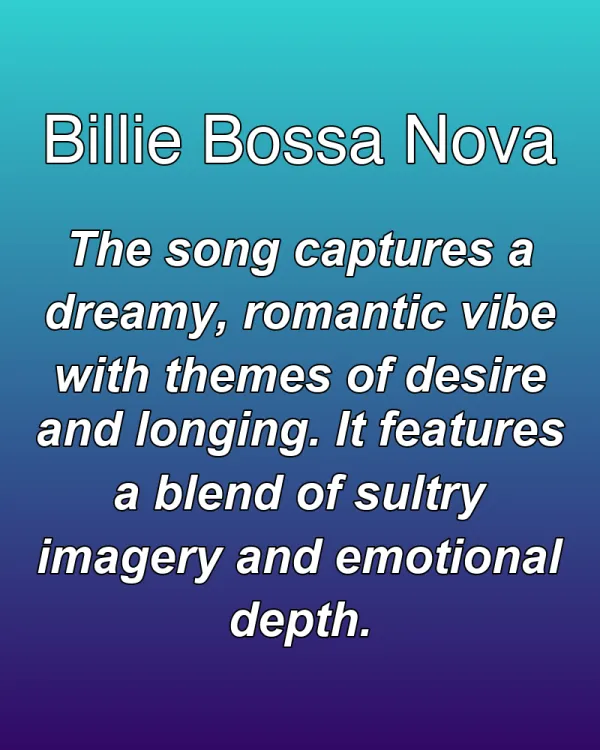 Billie Bossa Nova - ranking option ranked #15