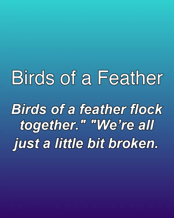 Birds of a Feather - ranking option ranked #28