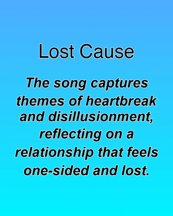 Lost Cause - ranking option ranked #11