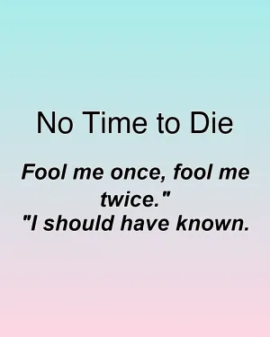 No Time to Die — ranked #8