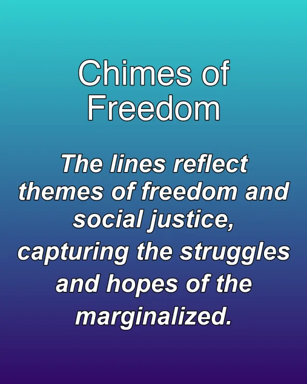 Chimes of Freedom - ranking option ranked #22