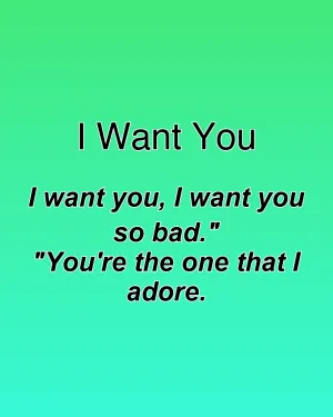 I Want You — ranked #30
