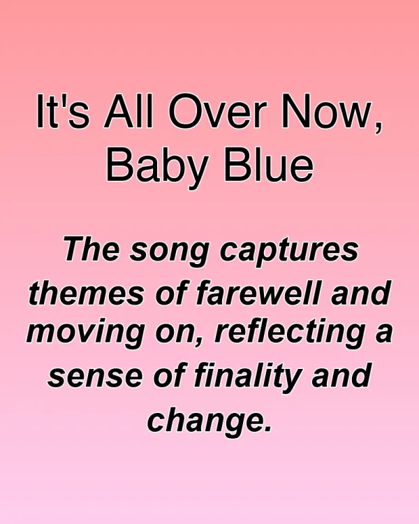 It's All Over Now, Baby Blue - ranking option ranked #10