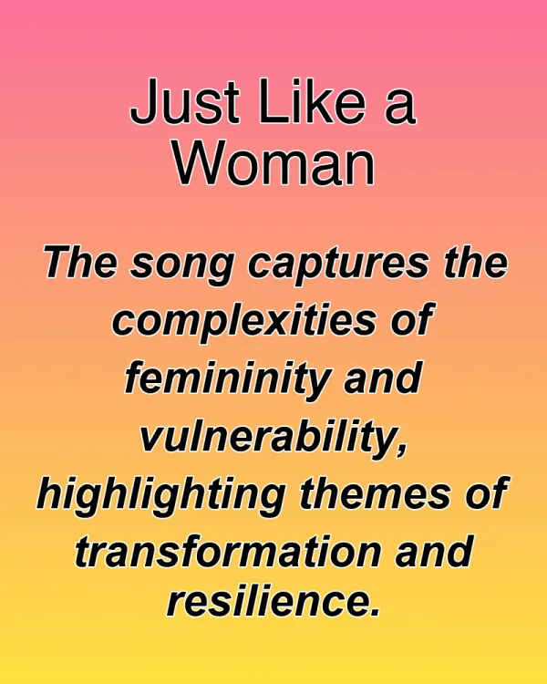 Just Like a Woman - ranking option ranked #29