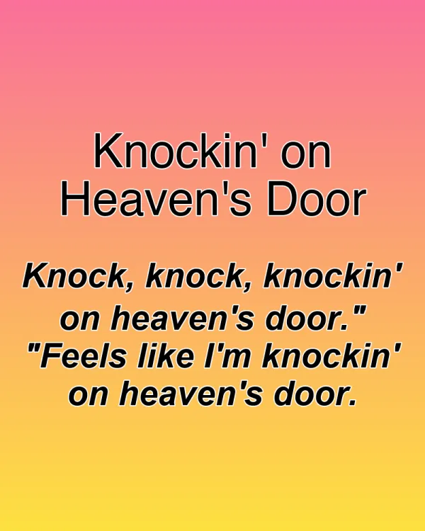 Knockin' on Heaven's Door - ranking option ranked #6