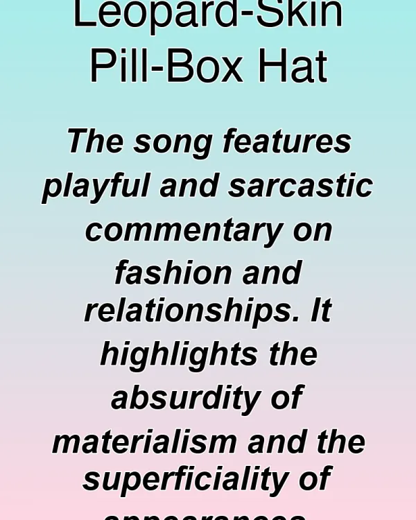 Leopard-Skin Pill-Box Hat - ranking option ranked #32