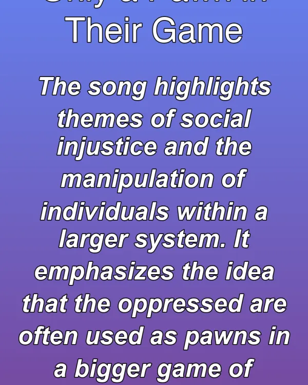 Only a Pawn in Their Game - ranking option ranked #15