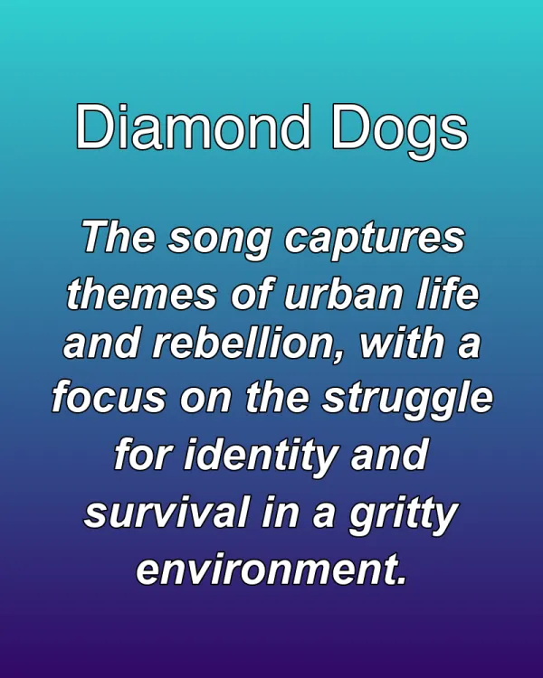 Diamond Dogs - ranking option ranked #22