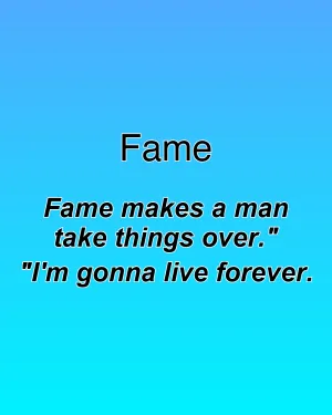 Fame — ranked #14