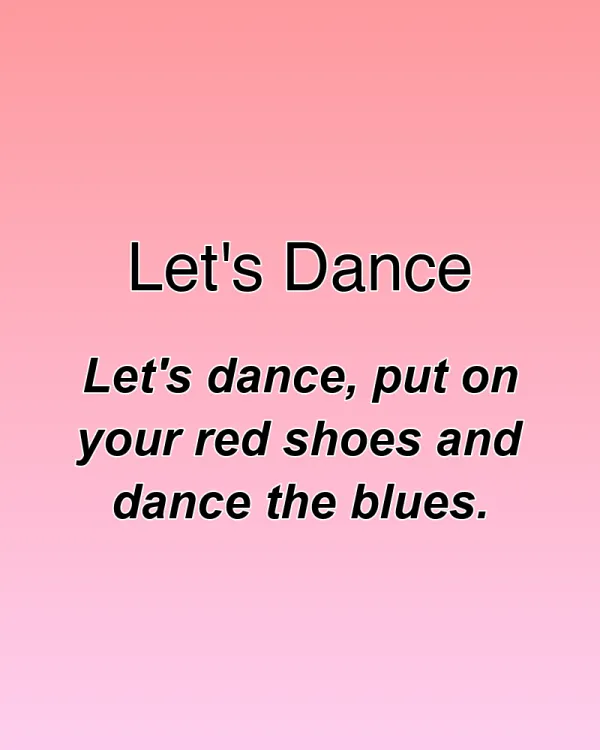 Let's Dance - ranking option ranked #9